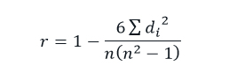 Formula-for-Spearman’s-rank-correlation-analysis